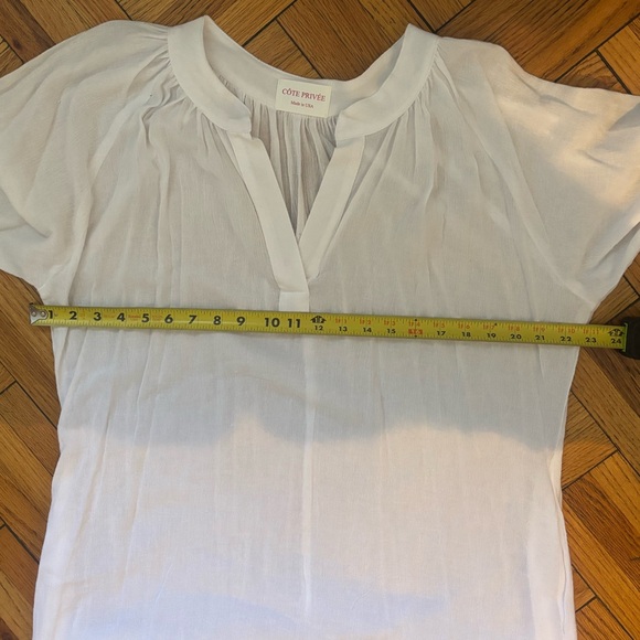 COTE PRIVEE gauze cotton dress - Picture 7 of 9